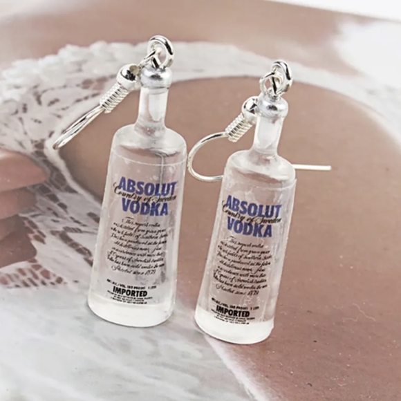 Absolut Vodka🍸Novelty Hook Earrings - Picture 7 of 7